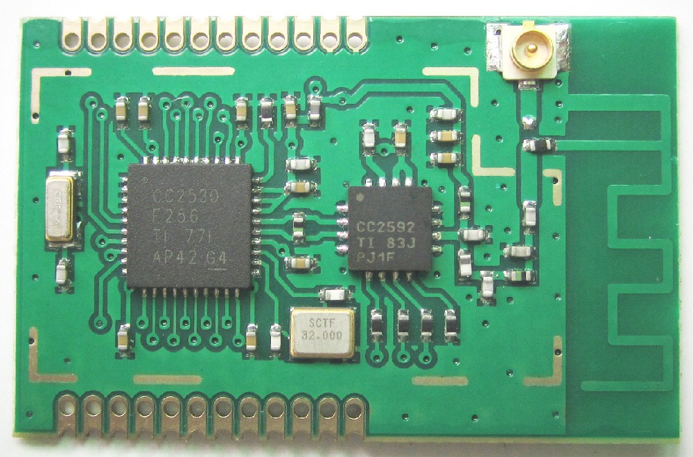 CC2530 無(wú)線(xiàn)模塊 CC2592 遠(yuǎn)距離 2.4g PCB天線(xiàn) 外接 ZIGBEE 組網(wǎng)